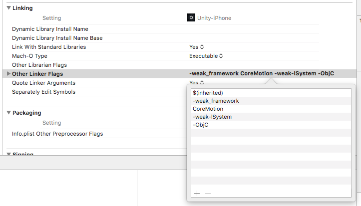 iOSのOtherLinkerFlags設定